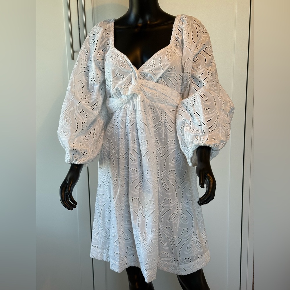 Banana Republic White Lace Dress